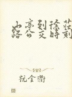 山亭到徐庄25路公交时刻表 山亭到徐庄25路公交时刻表