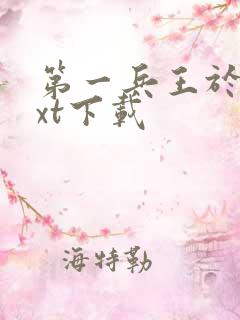 第一兵王于枫txt下载