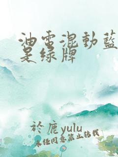 油电混动蓝牌还是绿牌