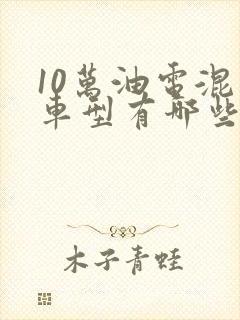 10万油电混动车型有哪些