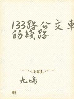 133路公交车的线路