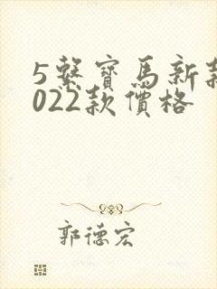 5系宝马新款2022款价格
