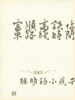 富顺高铁站公交车路线时间表
