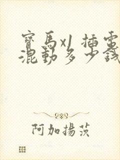 宝马x1 插电混动多少钱啊