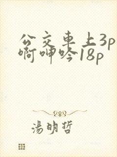 公交车上3p嗯啊呻吟18p