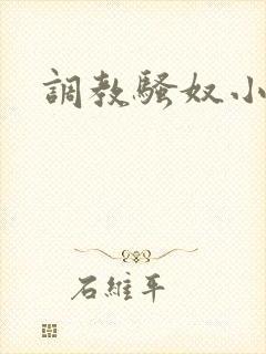 调教骚奴小说