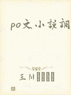po文小说调教