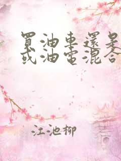 买油车还是电车或油电混合好
