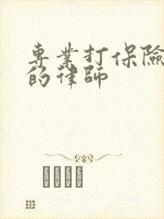 专业打保险理赔的律师