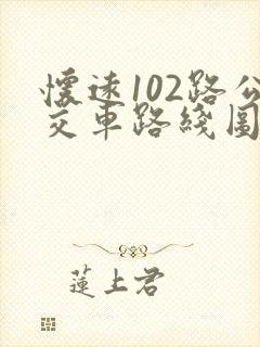 怀远102路公交车路线图