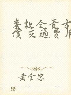 事故全责方 赔偿 交通费用