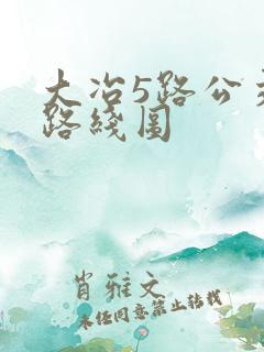 大冶5路公交车路线图