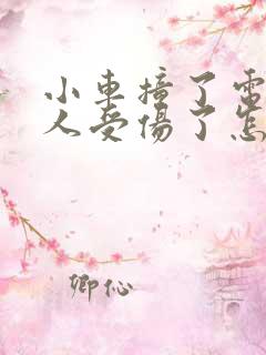 小车撞了电动车人受伤了怎么赔偿