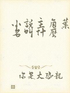 小说主角叶凡书名叫什么