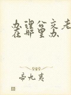办理公交老年卡在哪里办