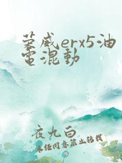 荣威erx5油电混动
