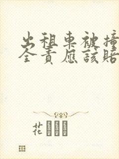 出租车被撞对方全责应该赔偿哪些