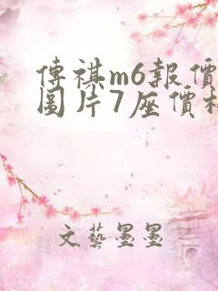 传祺m6报价及图片7座价格