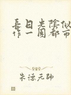 长日光阴似箭乱作一团都市言情