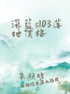 深蓝sl03落地价格