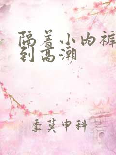 隔着小内裤揉弄到高潮