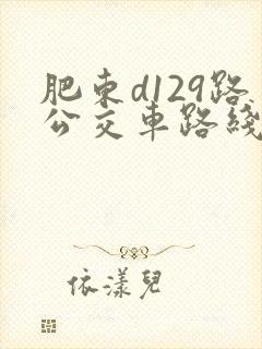 肥东d129路公交车路线时间表