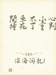 开车不小心把人撞死了会判刑吗