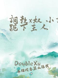 调教x奴 小说跪下主人