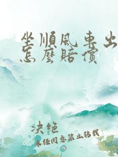 坐顺风车出车祸怎么赔偿
