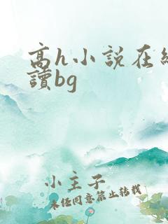 高h小说在线阅读bg