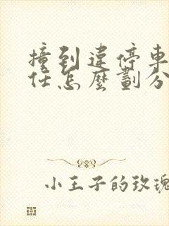 撞到违停车辆责任怎么划分