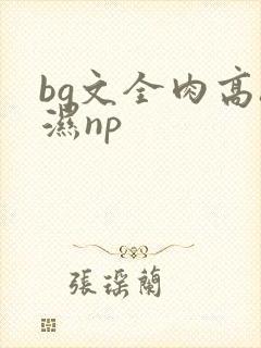 bg文全肉高h湿np