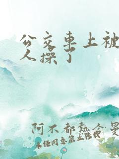 公交车上被陌生人操了