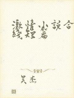 激情小说合集在线短篇