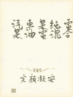 汽车是纯电好还是油电混合好