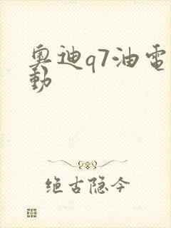 奥迪q7油电混动