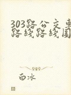 303路公交车路线路线图