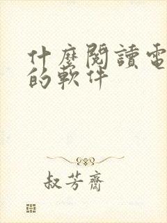 什么阅读电子书的软件