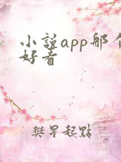 小说app那个好看 小说app那个好看