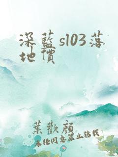 深蓝sl03落地价