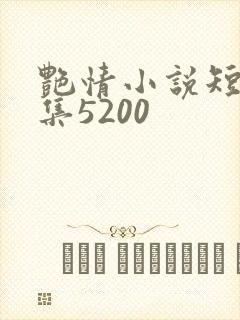 艳情小说短篇合集5200