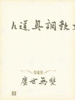 h道具调教文