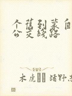 个旧到蒙自城际公交线路