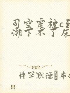 司空震被c到高潮下不了床小说阅读