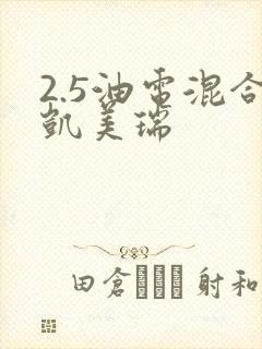 2.5油电混合凯美瑞