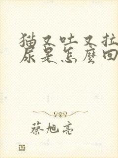 猫又吐又拉不出尿是怎么回事