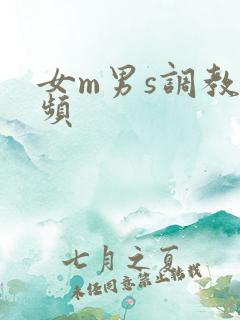 女m男s调教视频