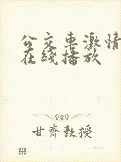 公交车激情hd在线播放