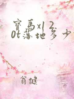 宝马x1 2.0t落地多少钱 宝马x1 2.0t落地多少钱
