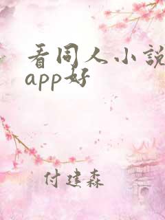 看同人小说哪个app好